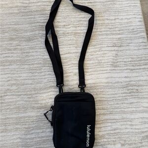 lululemon athletica Black Crossbody Belt Bag